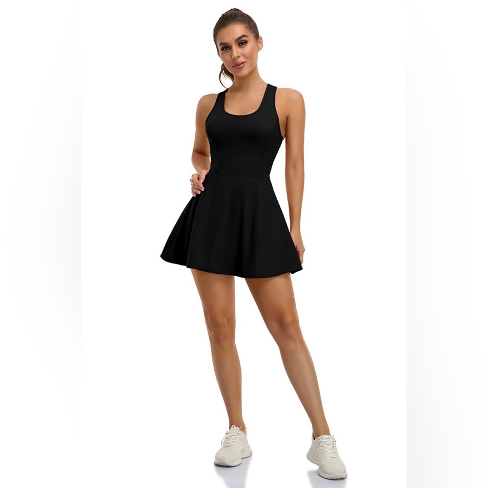 Attracosports racerback golf/tennis dress with built in bra